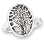 Stainless Steel Tree of Life RING