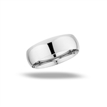 Stainless Steel 6 mm High Polish Comfort Fit WEDDING Band