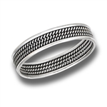 Sterling Silver Bali Style Braided RING