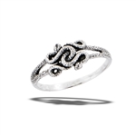 Sterling Silver Nest Of Snakes RING