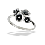Sterling Silver FLOWER Bouquet Ring