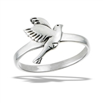 Sterling Silver Mourning Dove RING