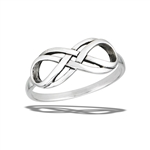Sterling Silver Celtic Double Infinity RING