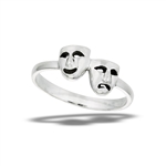 Sterling Silver Comedy Tragedy RING