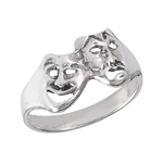 Sterling Silver Comedy Tragedy RING