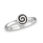 Sterling Silver Time Tunnel RING