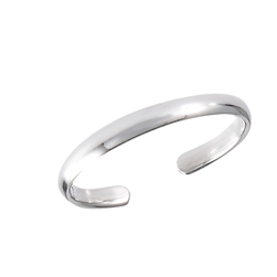 Thin, Simple & Stylish 2 mm Sterling Silver Toe Ring in Wholesale Bulk Purchasing