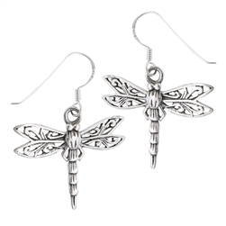 Sterling Silver Dragonfly Earring