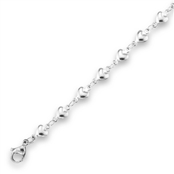 Stainless Steel Heart Anklet