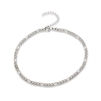 Stainless Steel 4 mm Figaro Anklet