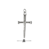Stainless Steel Triple Nail Cross Pendant