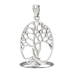 Stainless Steel Tree Of Life Pendant