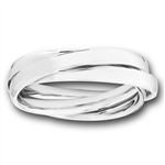 Stainless Steel 3-Band Ring