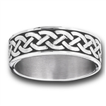 Stainless Steel Celtic Braids Ring