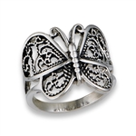 Stainless Steel Butter Fly Ring