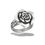 Stainless Steel Classic Rose Ring
