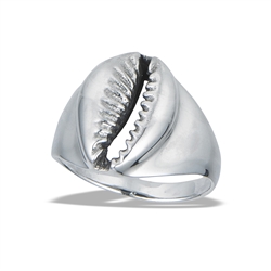 Sterling Silver Classic Cowrie Shell Ring