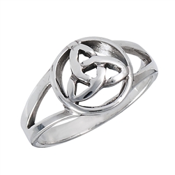 Sterling Silver Celtic Triquetra Ring