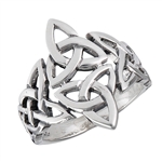 Sterling Silver Celtic Triquetras Ring