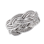 Sterling Silver Weave Ring