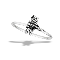 Sterling Silver Classic Dragonfly Ring