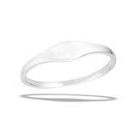 Sterling Silver High Polish Comfort Fit Ring