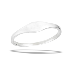 Sterling Silver High Polish Comfort Fit Ring