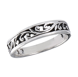 Sterling Silver Thin Vine Ring