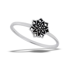 Sterling Silver Classic Lotus Ring