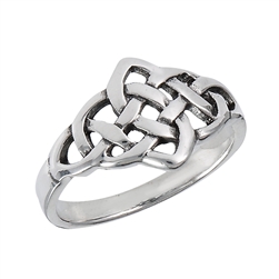 Sterling Silver Endless Celtic Knot Ring