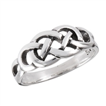 Sterling Silver Celtic Endless Knot Ring