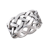 Sterling Silver Celtic Heavy Weave Ring