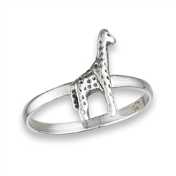 Sterling Silver Giraffe Ring