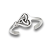 Sterling Silver Celtic Key Toe Ring