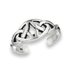 Sterling Silver Celtic Triquetra Toe Ring