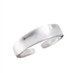 Simple, Plain & Classic 6 mm Sterling Silver Toe Ring in Wholesale Bulk Purchasing