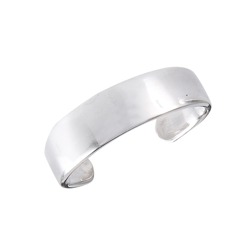 Sterling Silver Plain Toe Ring 