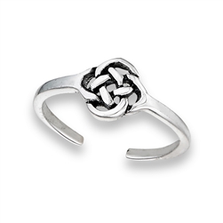 Sterling Silver Celtic Knot Toe Ring