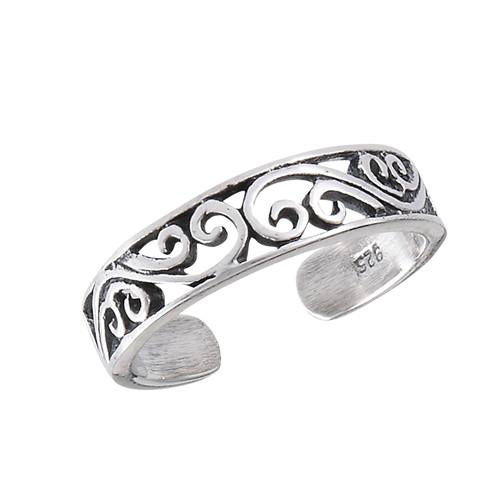 Antique 925 Sterling Silver Toe Ring – The Chandi Studio