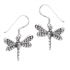 Sterling Silver Dragonfly Earring