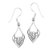 Sterling Silver Celtic and Heart Earring
