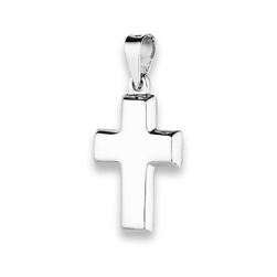 Sterling Silver High Polish Cross Pendant