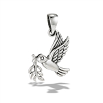 Sterling Silver Dove Of Peace Pendant