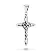 Sterling Silver Interwoven Celtic Heart And Cross Pendant