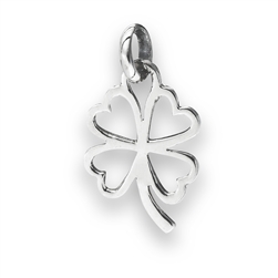 Sterling Silver Four-Leaf Clover Pendant