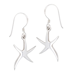 Sterling Silver Starfish Earring