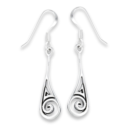 Sterling Silver Dangle Celtic Earring