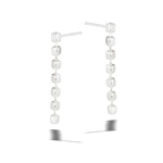 Sterling Silver Dangling Cubes Earring